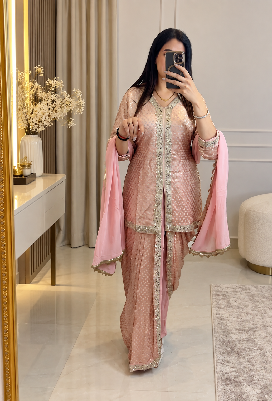 Drape Saree Look Suit